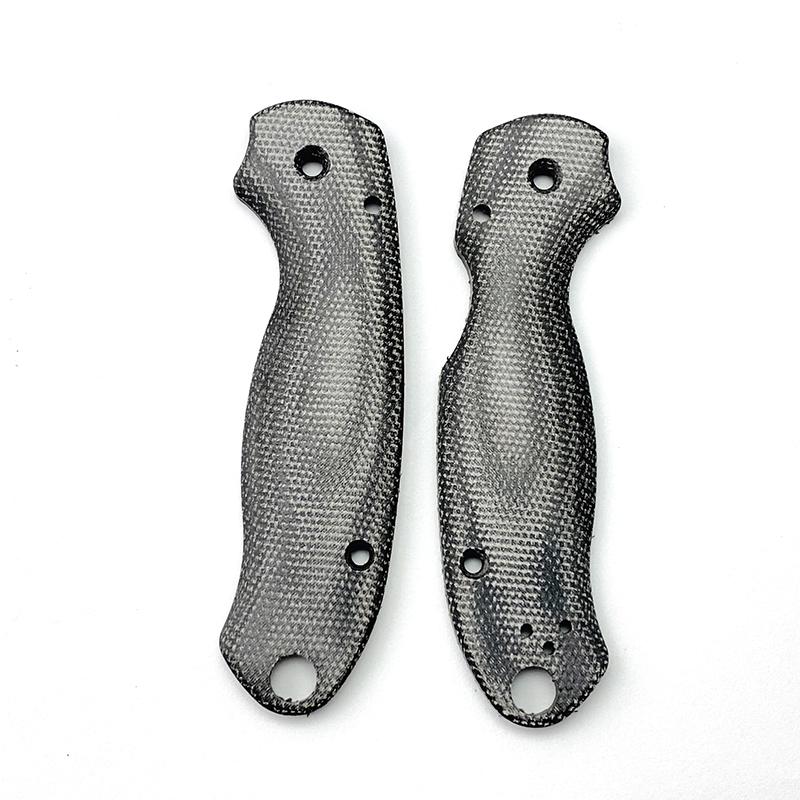 Micarta Spyderco Scales Paramilitary 3 C223 Handle Knife Parts - Image 5