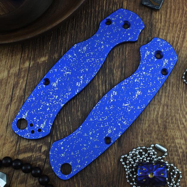 Spyderco Para Military 2 Titanium Scales C81 Japanese Hannaya Handle - Image 8