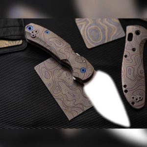 Spyderco Paramilitary 3 Titanium Scale C223 PM3 Handle DIY