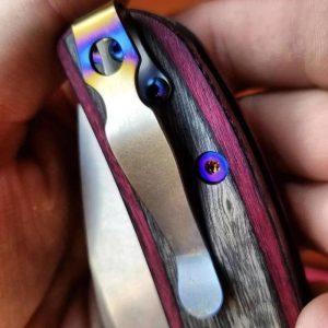 Spyderco Shaman Pocket Clip C229 Titanium