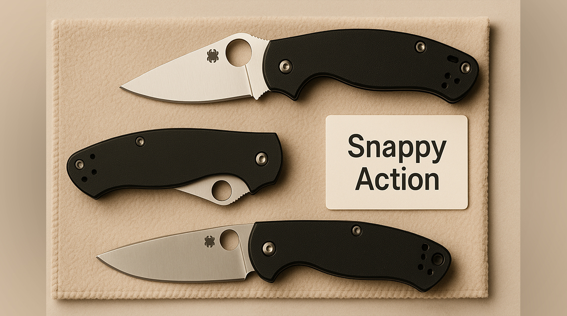 Adjusting a Spyderco detent and lockbar for improved action