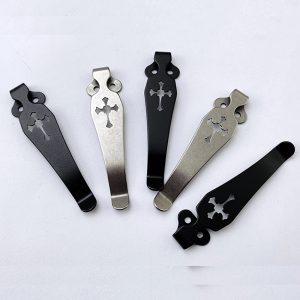 Back Clip TC4 Titanium Alloy Knife Clip for Spyderco C81 DIY Aftermarket