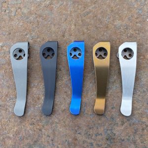 Spyderco C81 C10 Back Clip Titanium Knife Clip Pocket Clip DIY Paramilitary 2