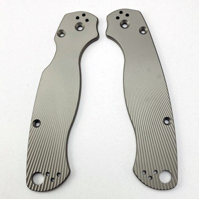 Spyderco Paramilitary 2 PM2 C81 Titanium TC4 Handle Scale Knife Aftermarket Parts - Image 5