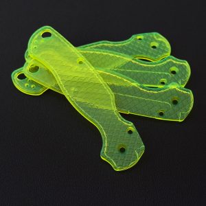 Spyderco C81 Acrylic Transparent Handle Scale Para Military 2 PM2 Aftermarket