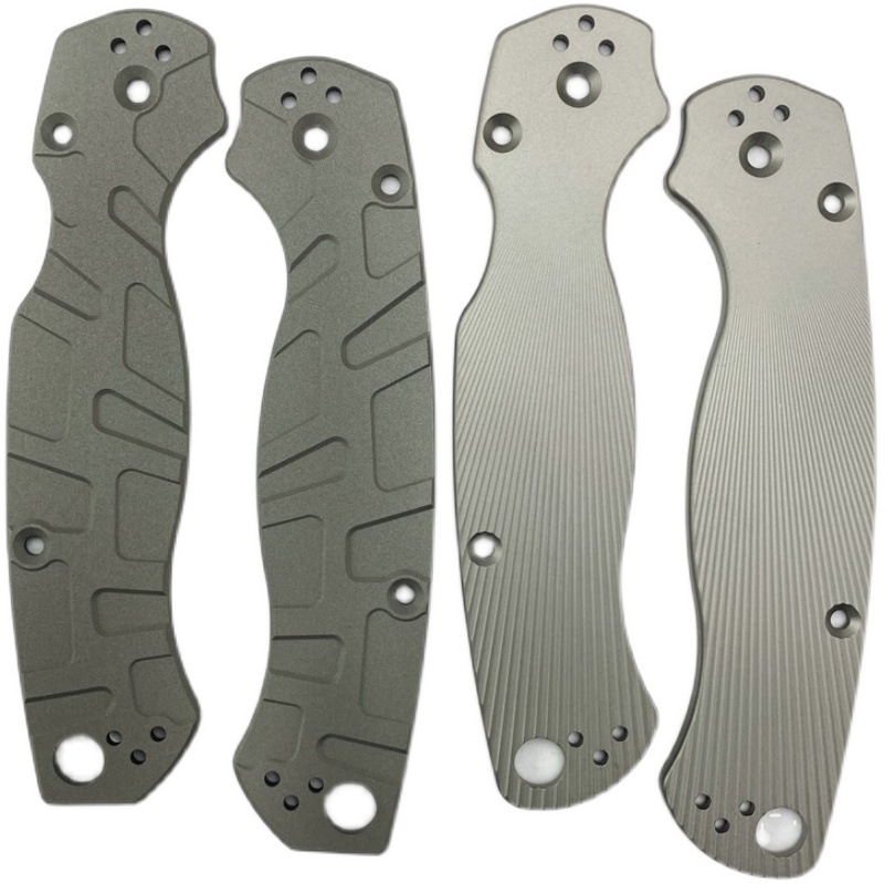 Spyderco Paramilitary 2 PM2 C81 Titanium TC4 Handle Scale Knife Aftermarket Parts - Image 2