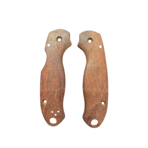 Spyderco C223 Knife Handle Scale Burmese Rosewood Para Military 3 PM3 Aftermarket