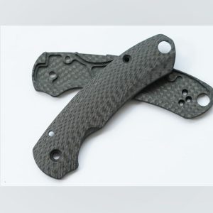 Spyderco C223 Para Military 3 PM3 3K Carbon Fiber Scale Handle Aftermarket Knife Part