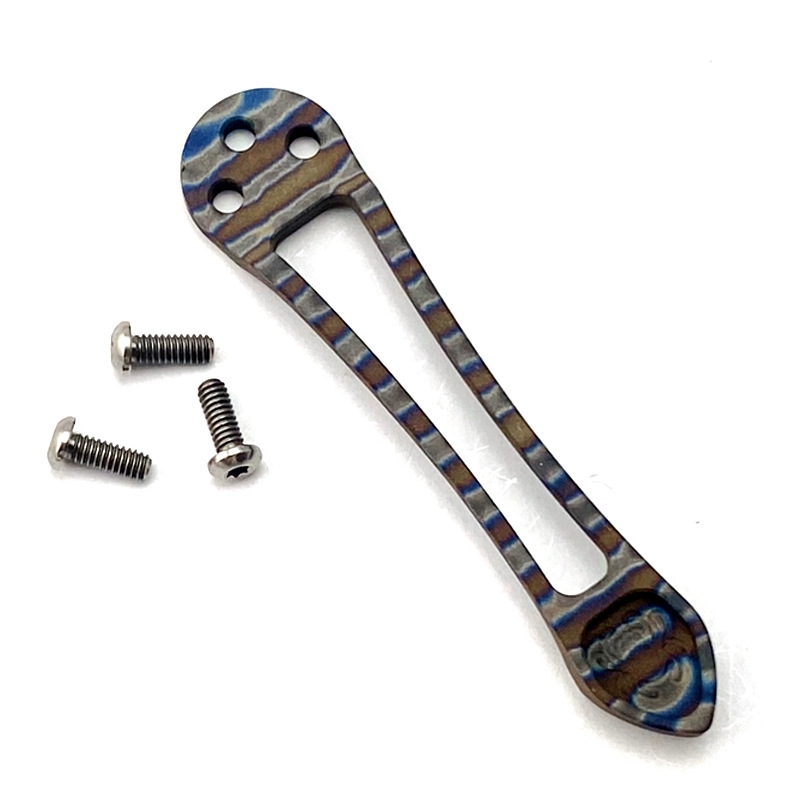 Spyderco C223 Titanium Flame Knife Clip Para Military 3 PM3 Aftermarket Part