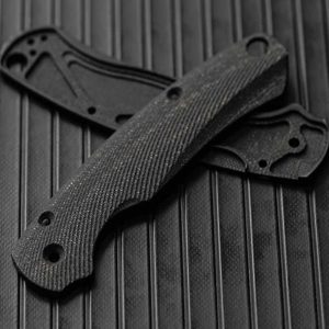 Spyderco C81 Micarta Handle Scale Para Military 2 PM2 For Non Steel Liner Version