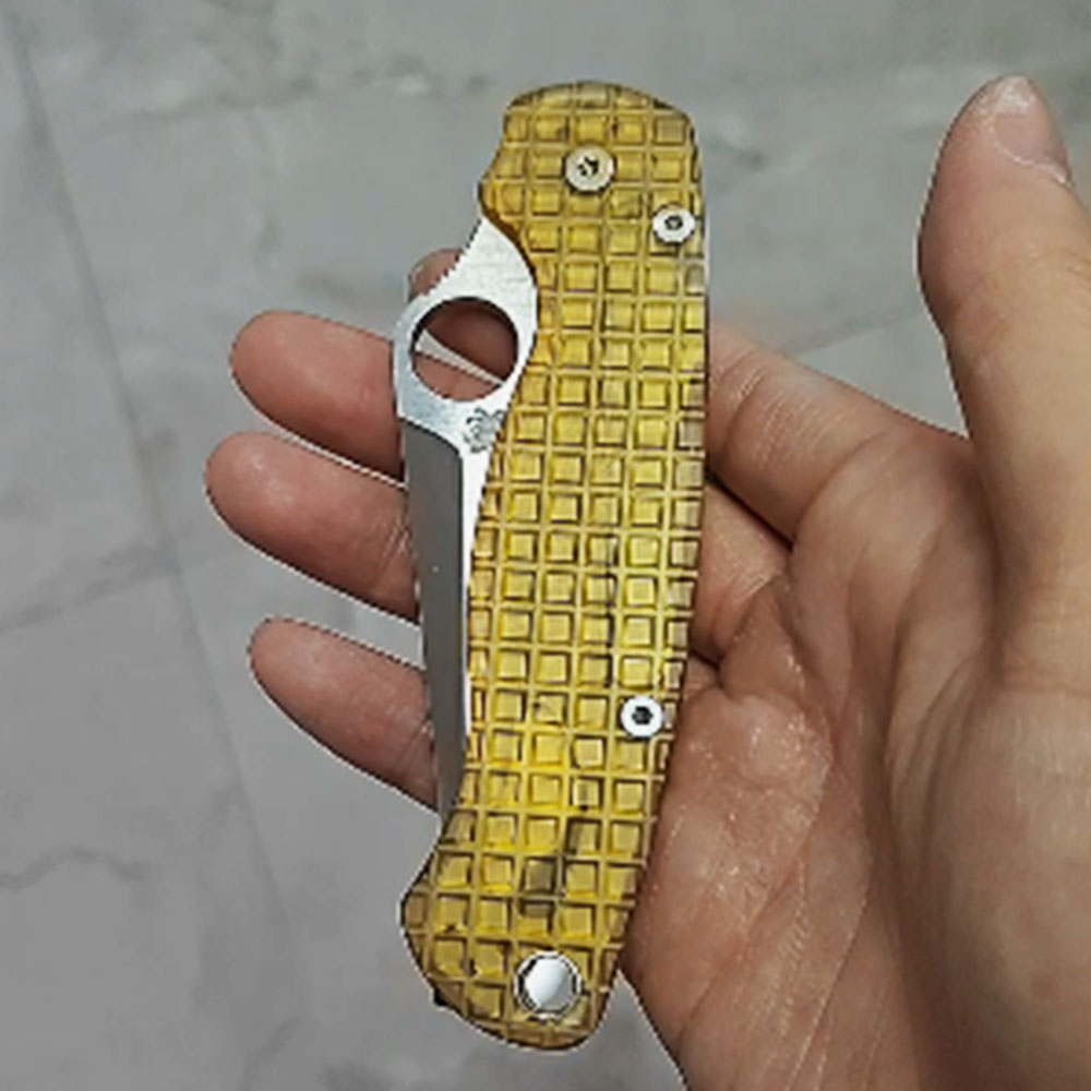 Spyderco C81 PEI Handle Scale Para Military 2 PM2 Aftermarket Part - Image 2