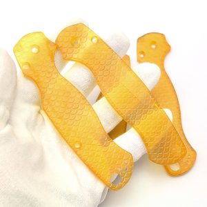 Spyderco C81 PEI Transparent Handle Scale Para Military 2 PM2 Aftermarket