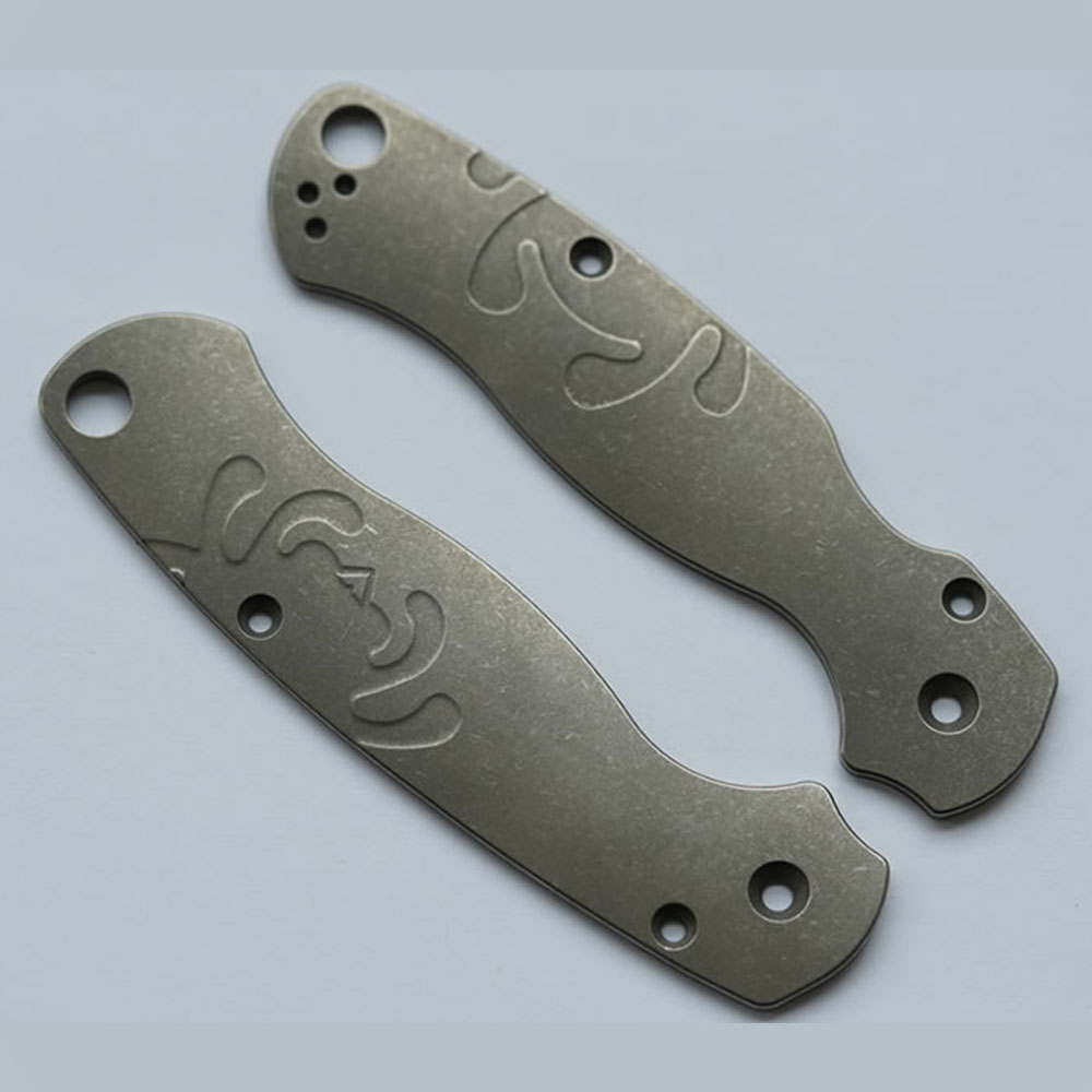 Spyderco C81 Titanium Scale Only Suitable for the Full Steel Liner Version - Image 2