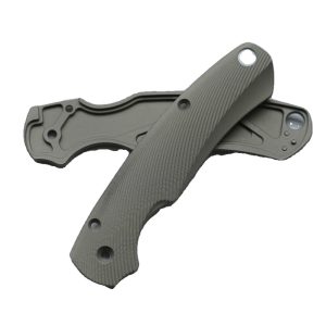 Spyderco C81 Titanium Texture Handle Scale Para Military 2 PM2 Aftermarket Part