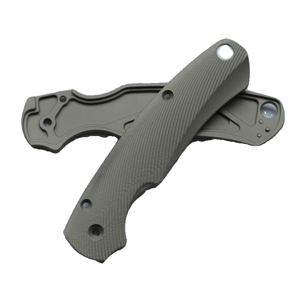Spyderco C81 Titanium Texture Handle Scale Para Military 2 PM2 Aftermarket Part