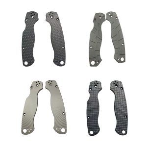 Spyderco Paramilitary 2 PM2 C81 Titanium TC4 Handle Scale Knife Aftermarket Parts