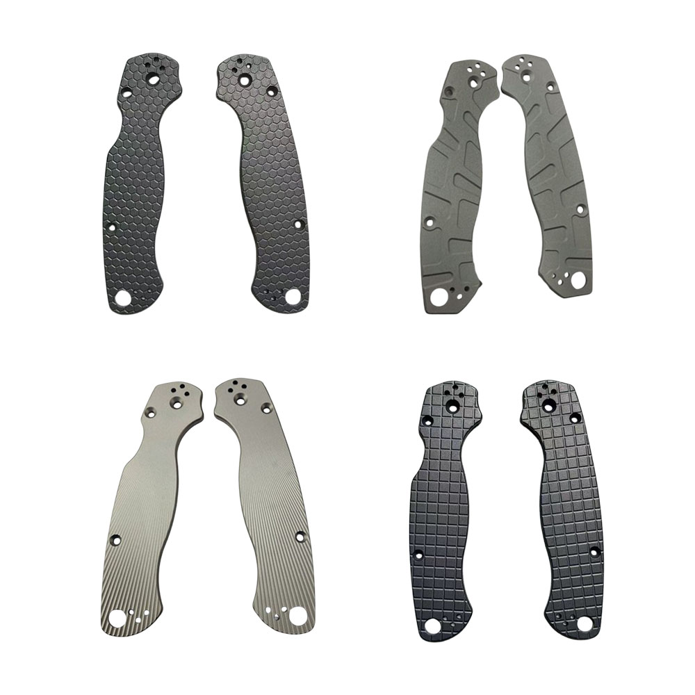 Spyderco Paramilitary 2 PM2 C81 Titanium TC4 Handle Scale Knife Aftermarket Parts