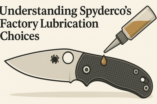 15 Understanding Spyderco’s Factory Lubrication Choices